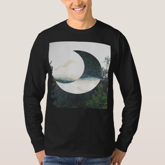 Mountain Moon Hipster T-shirt (Voorkant)