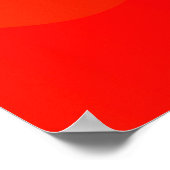 Mountain Moon Landschap Moderne minimalistische ku Poster (Hoek)