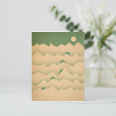 Mountain Moon Rising Briefkaart (Staand voorkant)
