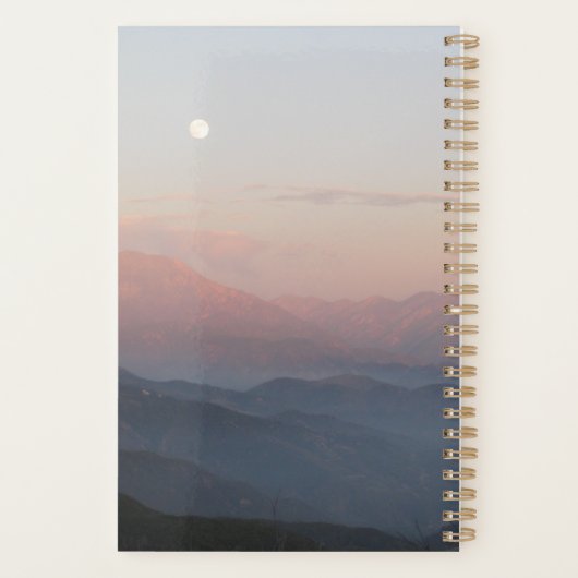 Mountain Moonrise Planner (Achterkant)
