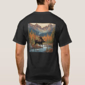 Mountain moose valley t-shirt (Achterkant)