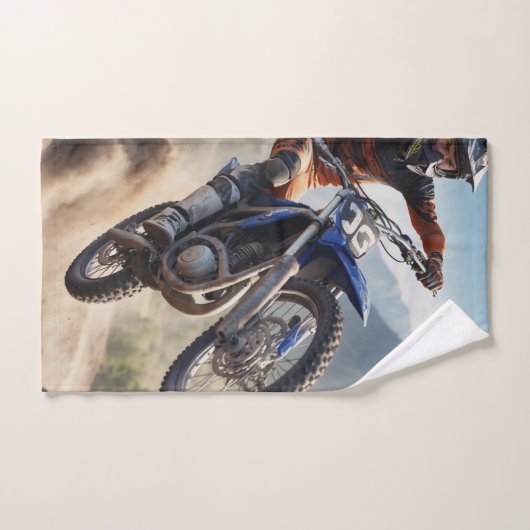 Mountain Motocross Racing Bad Handdoek (Handdoek)