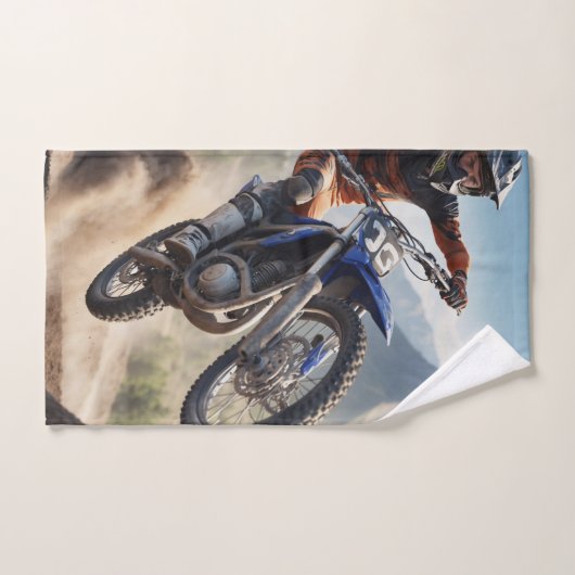 Mountain Motocross Racing Bad Handdoek (Handdoek)