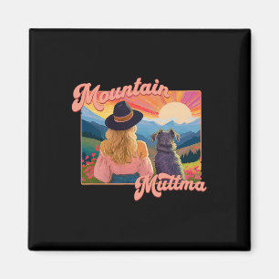 Mountain Muttma Boho Hond Wandelpad Kampeer Avontu Magneet