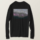 Mountain Natural Image - Scenic Landscape  T-shirt (Design achterkant)