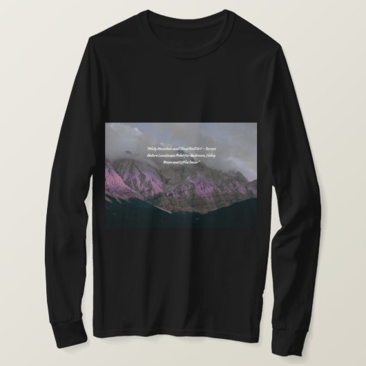 Mountain Natural Image - Scenic Landscape  T-shirt (Design voorkant)