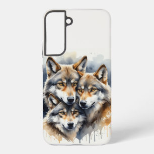 Mountain Natuur Wilderness Mountains Wolf Family Samsung Galaxy Hoesje