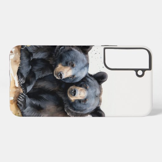 Mountain Natuur Wilderness Mountains Zwarte Beren Samsung Galaxy Hoesje (Achterkant horizontaal)