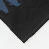 Mountain Night Forest landschap Fleece Deken (Hoek)
