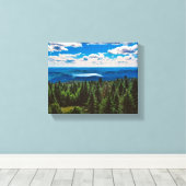Mountain Noir Quebec, Canada - Travel Photography Canvas Afdruk (Insitu (Houten vloer))