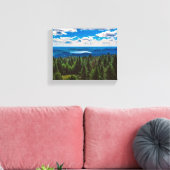 Mountain Noir Quebec, Canada - Travel Photography Canvas Afdruk (Insitu (Woonkamer))