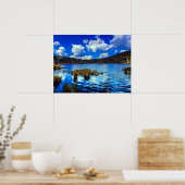 Mountain Noir Quebec, Canada - Travel Photography Poster (Keuken)