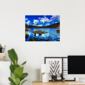 Mountain Noir Quebec, Canada - Travel Photography Poster (Thuiskantoor)