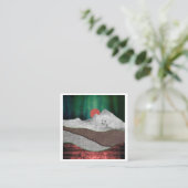 Mountain Northern Lights Informatiekaartje (Staand voorkant)