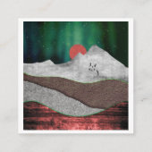 Mountain Northern Lights Informatiekaartje (Achterkant)