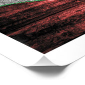 Mountain Northern Lights Perfect Poster (Hoek)