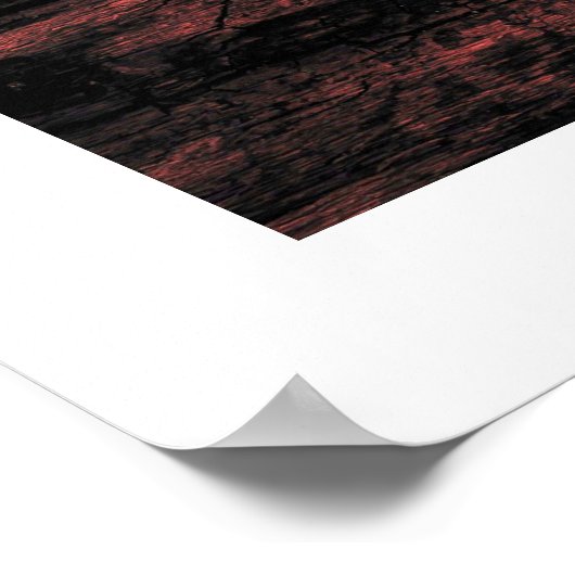 Mountain Northern Lights Poster (Hoek)