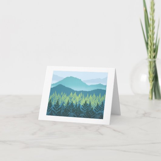 Mountain Nursery notitiekaart (Voorkant)