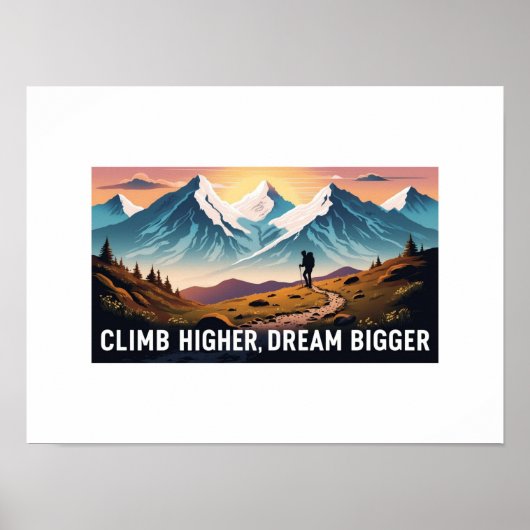 Mountain of Dreams POSTER CANVAS ART WALL DECOR (Voorkant)