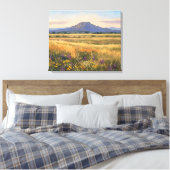 Mountain on the plain canvas afdruk (Insitu (Slaapkamer))