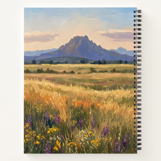 Mountain on the plain notitieboek (Achterkant)