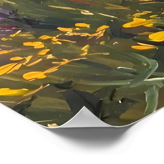 Mountain on the plain poster (Hoek)