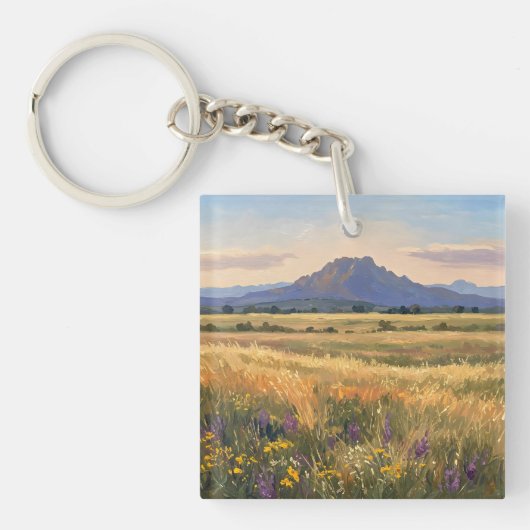 Mountain on the plain sleutelhanger (Voorkant)