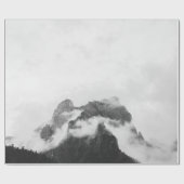 MOUNTAIN ONDER WITTE KLEUD TIJDENS DAG CADEAUPAPIER (Vlak)