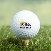 Mountain Painting Wilderness Custom Golfballen (Insitu Shirt)