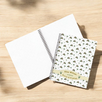 Mountain Palm Adventure Travel Custom Personalized Notitieboek