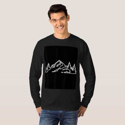 Mountain Panorama T-shirt (Voorkant volledig)