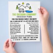 Mountain Park, Holiday Park Adverteren Flyer (Hand)