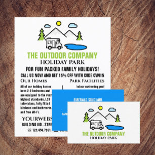 Mountain Park, Holiday Park Adverteren Flyer