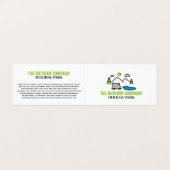 Mountain Park, Holiday Park Gedetailleerd Visitekaartje (Buitenkant ongevouwen)