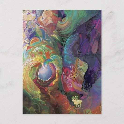 Mountain Pass~~ Briefkaart (Voorkant)