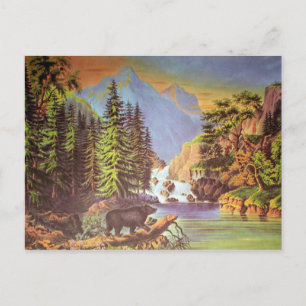 Mountain Pass-Briefkaart Briefkaart