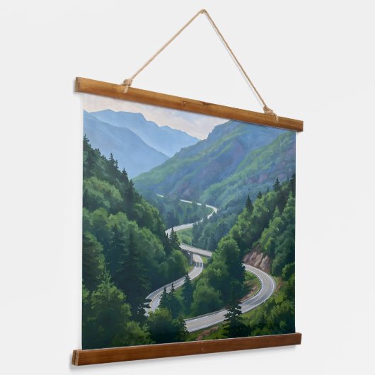 Mountain Pass Hangend Wandkleed (Gebogen)