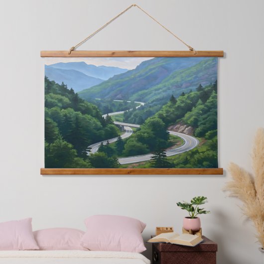 Mountain Pass Hangend Wandkleed (Slaapkamer)