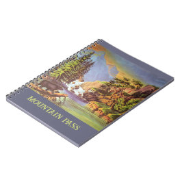 Mountain Pass-Notitieboek Notitieboek
