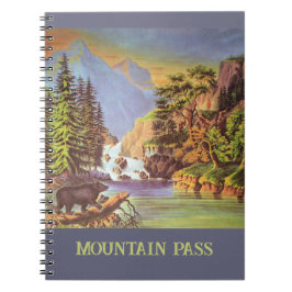 Mountain Pass-Notitieboek Notitieboek