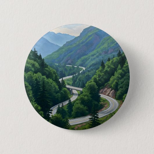 Mountain Pass Ronde Button 5,7 Cm (Voorkant)