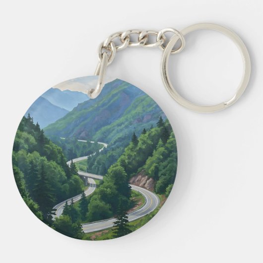 Mountain Pass Sleutelhanger (Achterkant)