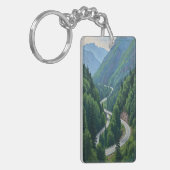 Mountain Pass Sleutelhanger (Voorkant Links)