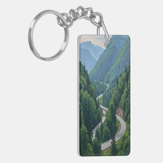 Mountain Pass Sleutelhanger (Voorkant Links)