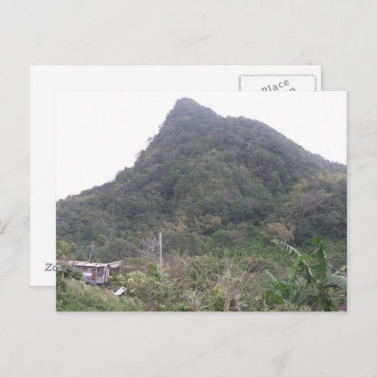 Mountain Peak Briefkaart (Voorkant / Achterkant)