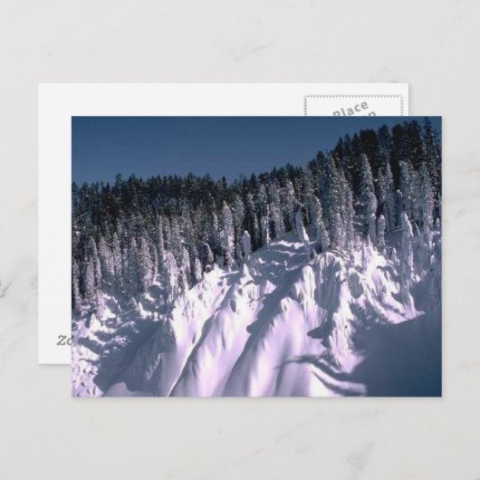 Mountain Peak Post-Kaart Briefkaart (Voorkant / Achterkant)