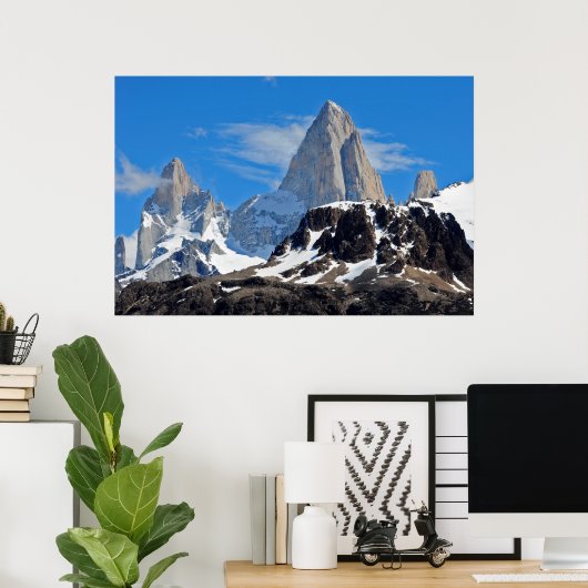 Mountain Peak Poster (Thuiskantoor)