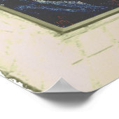 Mountain Peaks Faux Window Uitzicht Poster (Hoek)