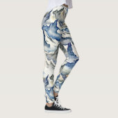 Mountain Peaks Naadloos Patroon Leggings (Rechts)