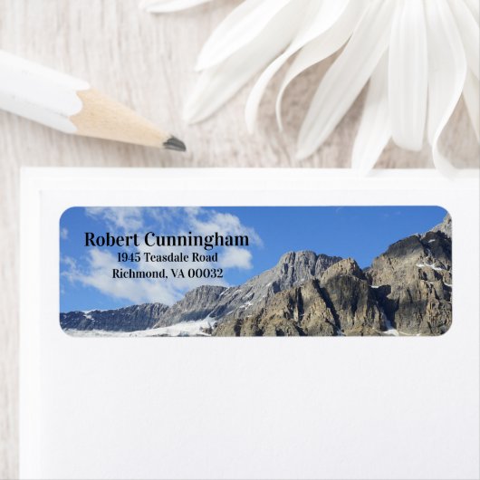 Mountain Peaks Return Address Labels (Insitu)